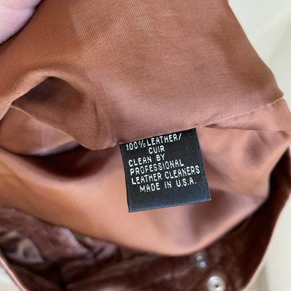 Ralph Lauren Vintage Black Label Croc Embossed Leather Skirt Union Made - Picture 7 of 10